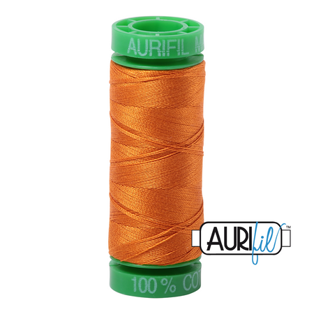 1133 Bright Orange  - Aurifil 40wt Thread 150yd