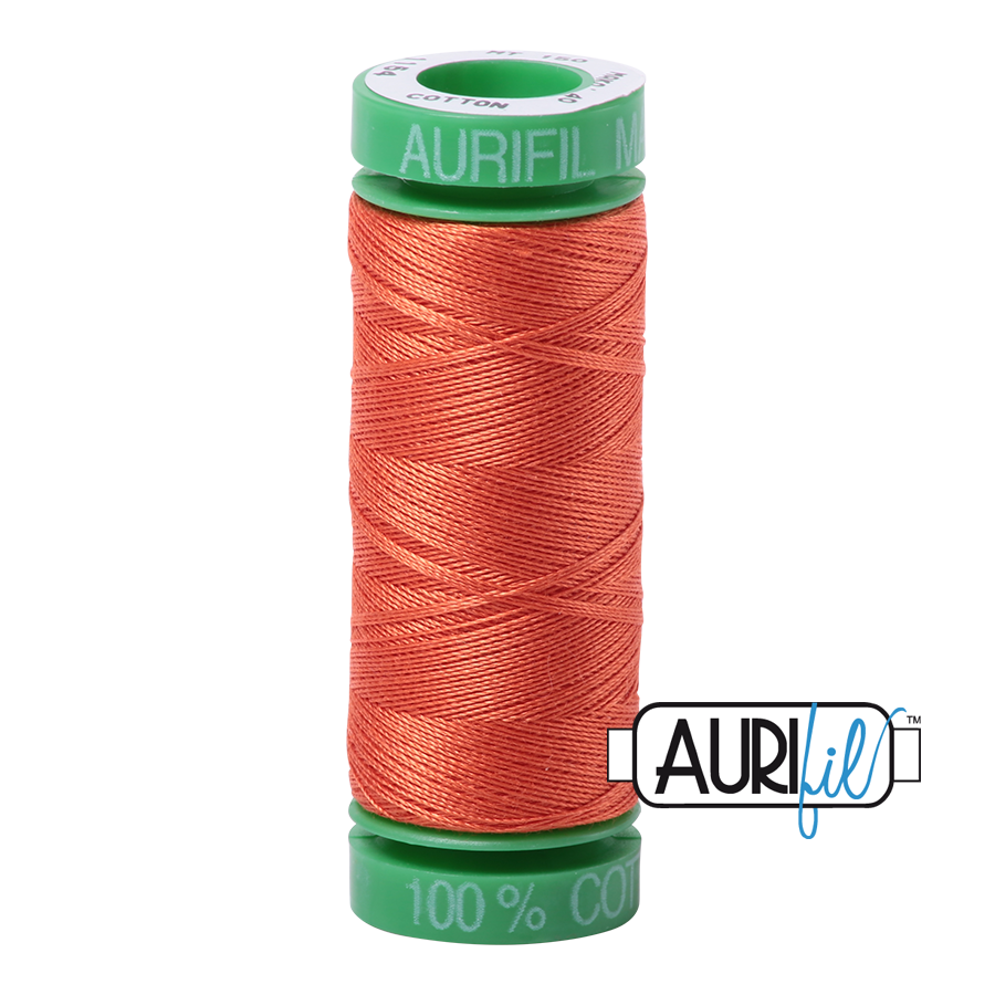 1154 Dusty Orange  - Aurifil 40wt Thread 150yd