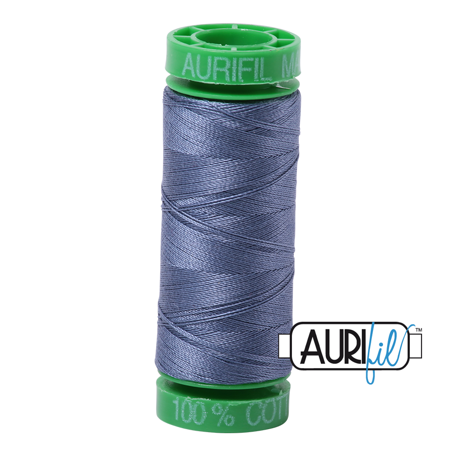1248 Grey Blue  - Aurifil 40wt Thread 150yd