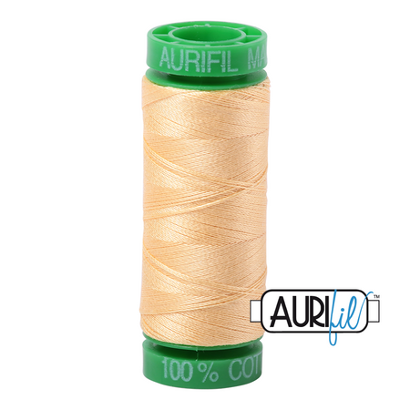 2130 Medium Butter  - Aurifil 40wt Thread 150yd