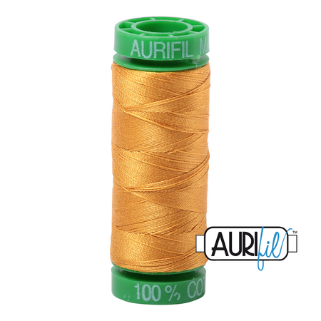 2140 Mustard  - Aurifil 40wt Thread 150yd