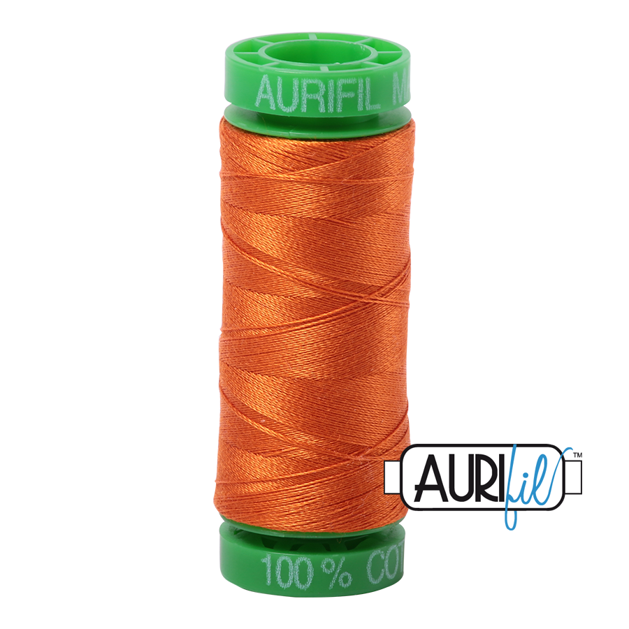 2150 Pumpkin  - Aurifil 40wt Thread 150yd