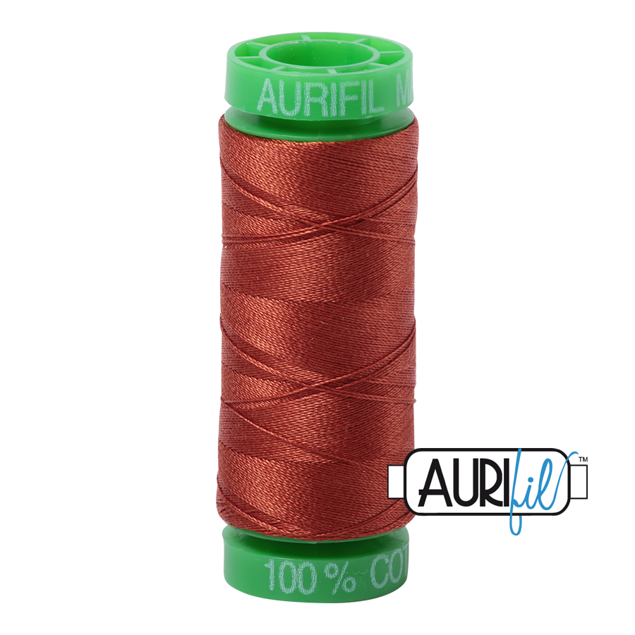 2350 Copper  - Aurifil 40wt Thread 150yd