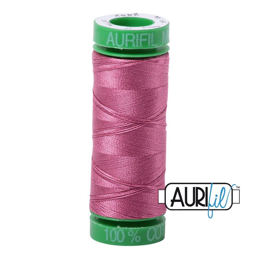 2452 Dusty Rose  - Aurifil 40wt Thread 150yd