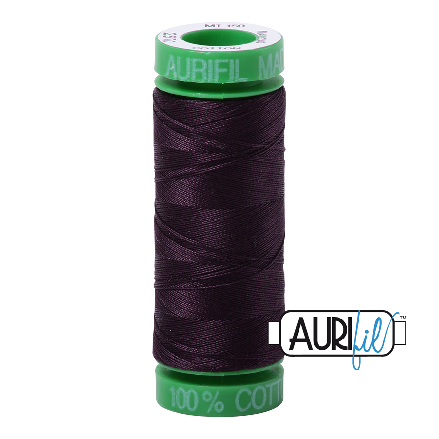 2570 Aubergine  - Aurifil 40wt Thread 150yd
