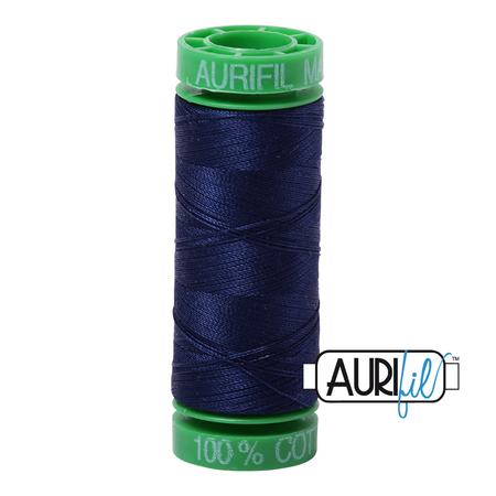 2745 Midnight  - Aurifil 40wt Thread 150yd