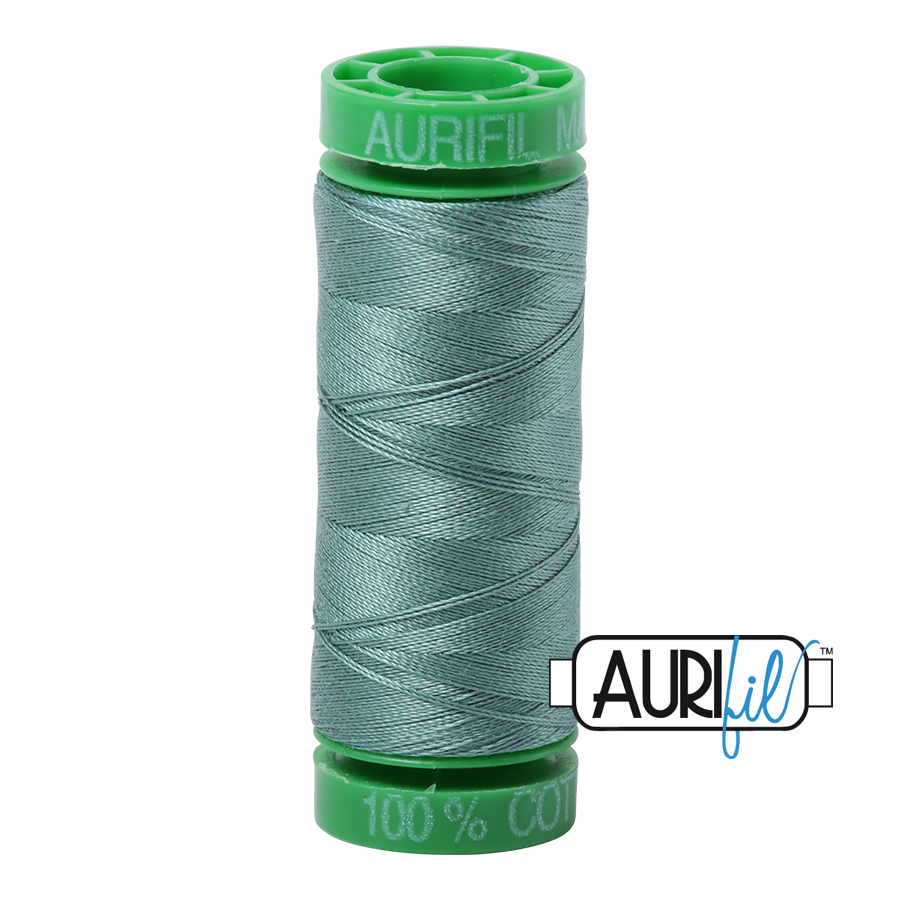 2850 Medium Juniper  - Aurifil 40wt Thread 150yd
