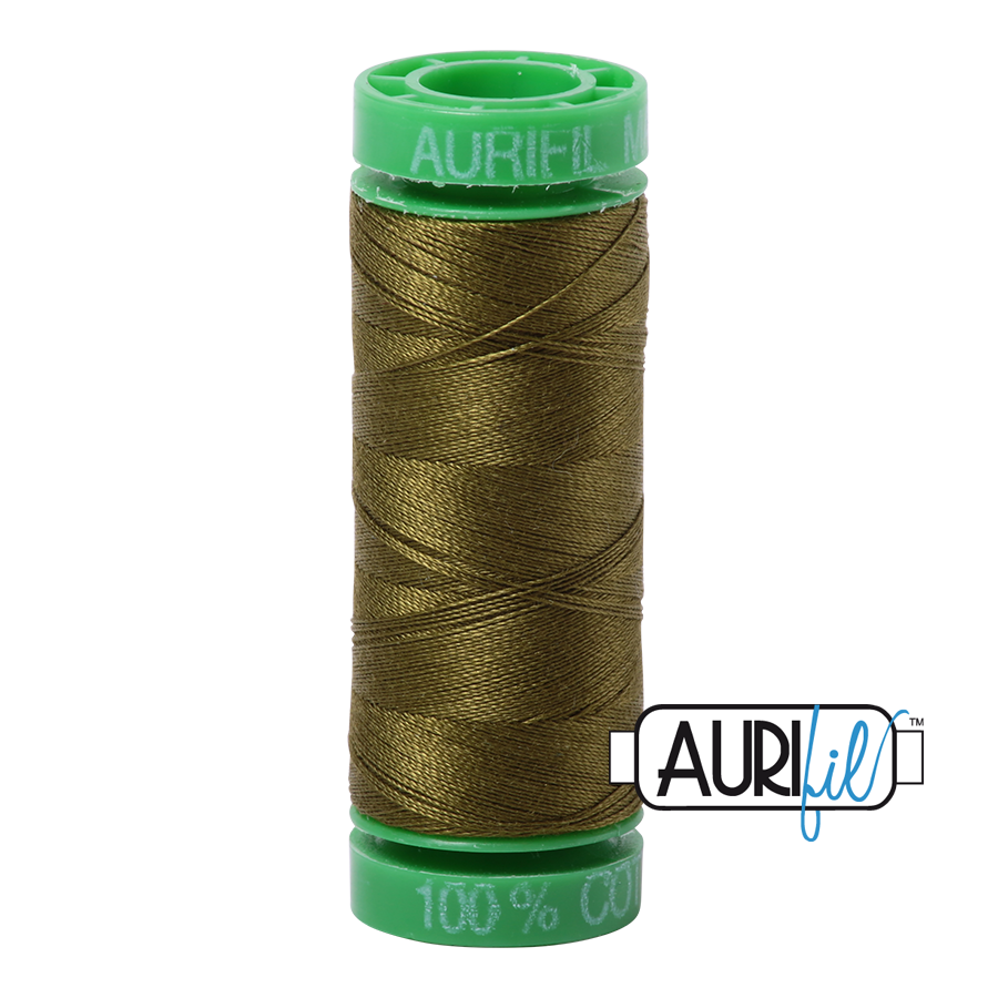 2887 Olive  - Aurifil 40wt Thread 150yd