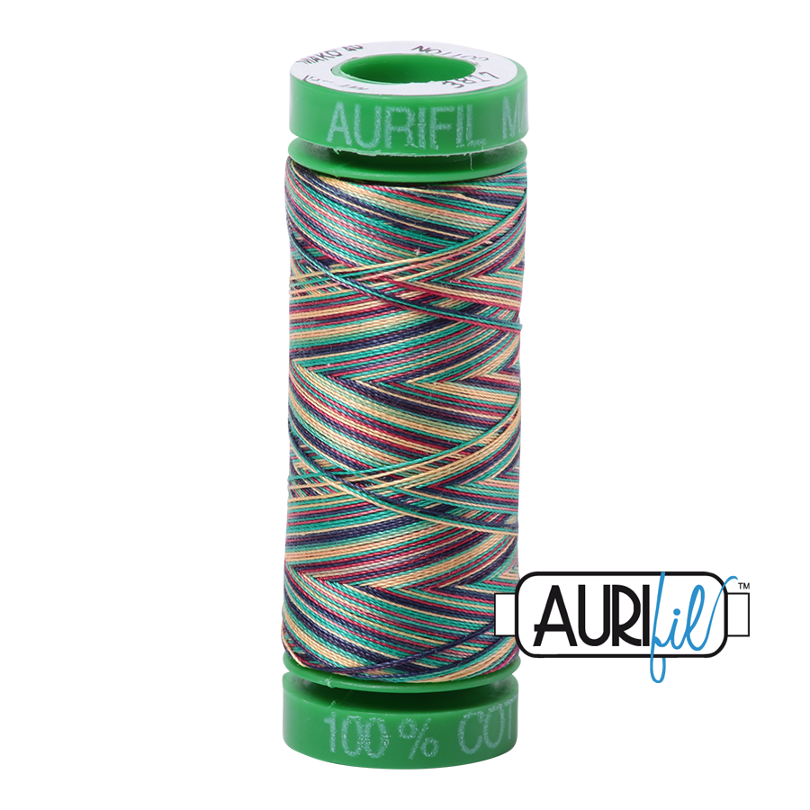 3817 Marrakesh  - Aurifil 40wt Variegated Thread 150yd