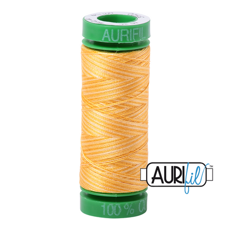 3920 Golden Glow  - Aurifil 40wt Variegated Thread 150yd