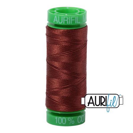 4012 Copper Brown  - Aurifil 40wt Thread 150yd