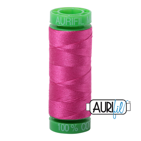 4020 Fuchsia  - Aurifil 40wt Thread 150yd
