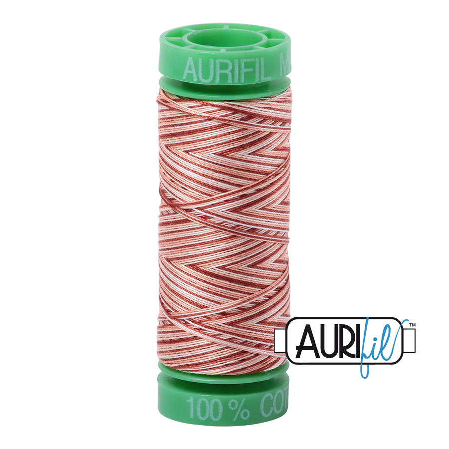 4656 Multicolor  - Aurifil 40wt Variegated Thread 150yd