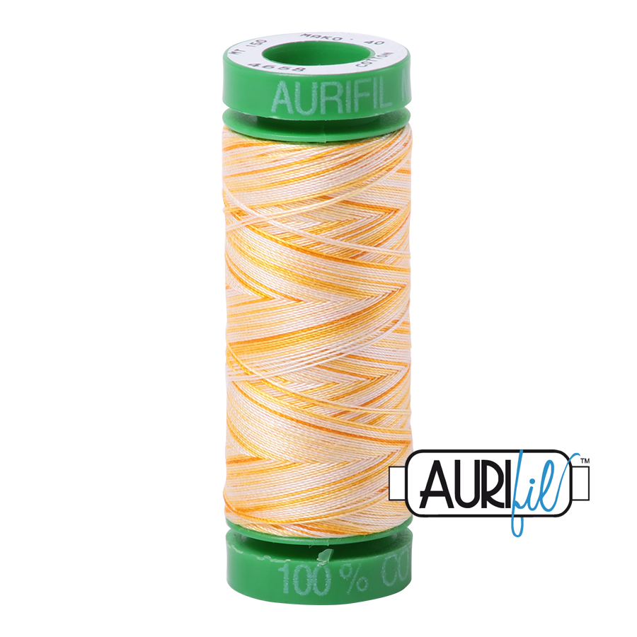 4658 Limoni Di Monterosso  - Aurifil 40wt Variegated Thread 150yd