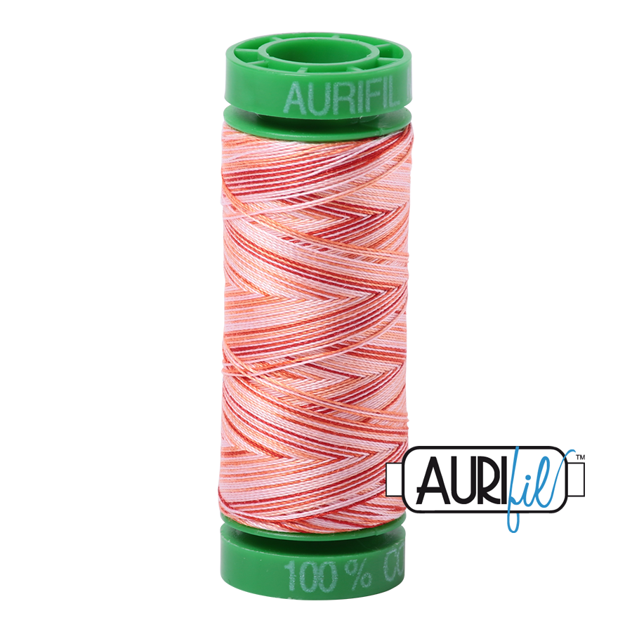 4659 Mango Mist  - Aurifil 40wt Variegated Thread 150yd