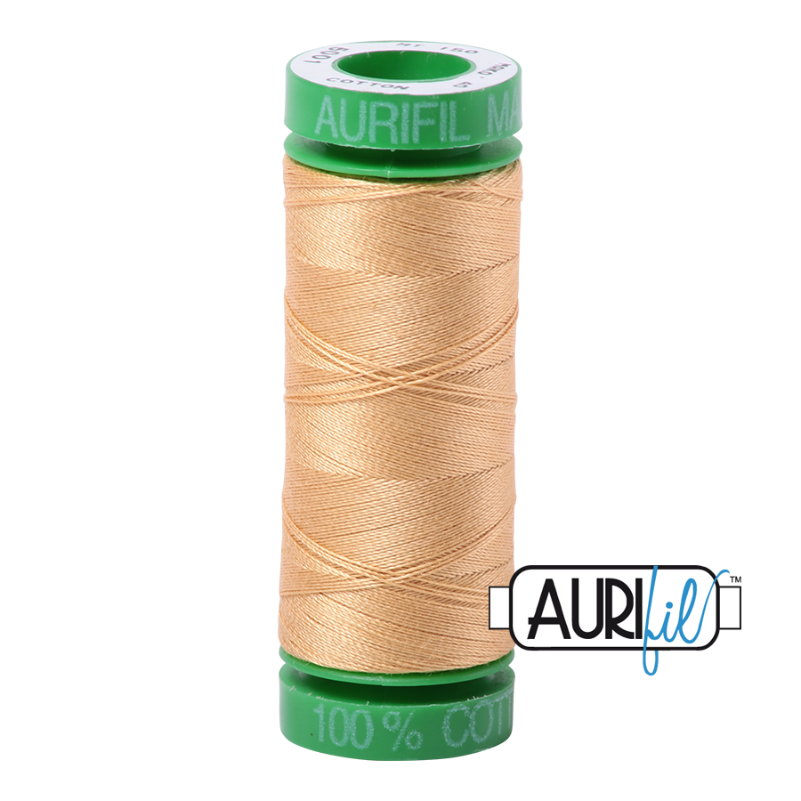5001 Ocher Yellow  - Aurifil 40wt Thread 150yd
