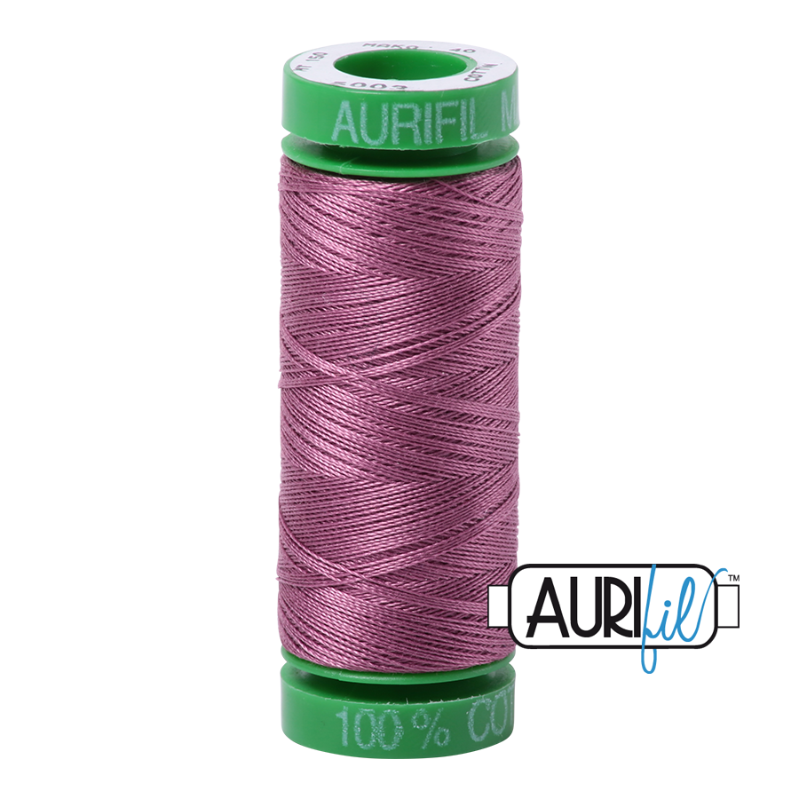 5003 Wine  - Aurifil 40wt Thread 150yd