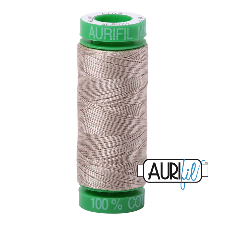 5011 Rope Beige  - Aurifil 40wt Thread 150yd
