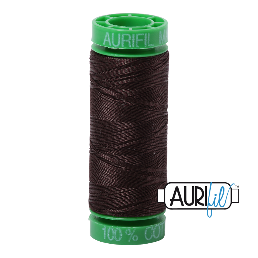 5024 Dark Brown  - Aurifil 40wt Thread 150yd