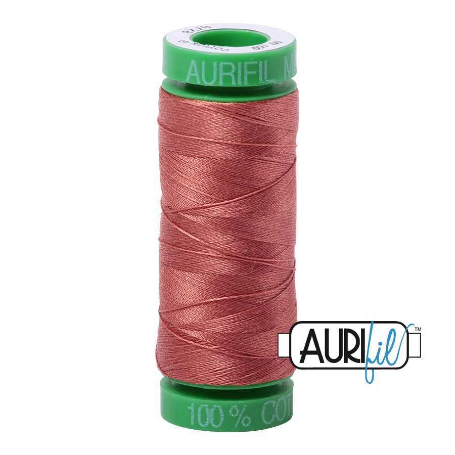 6728 Cinnabar  - Aurifil 40wt Thread 150yd