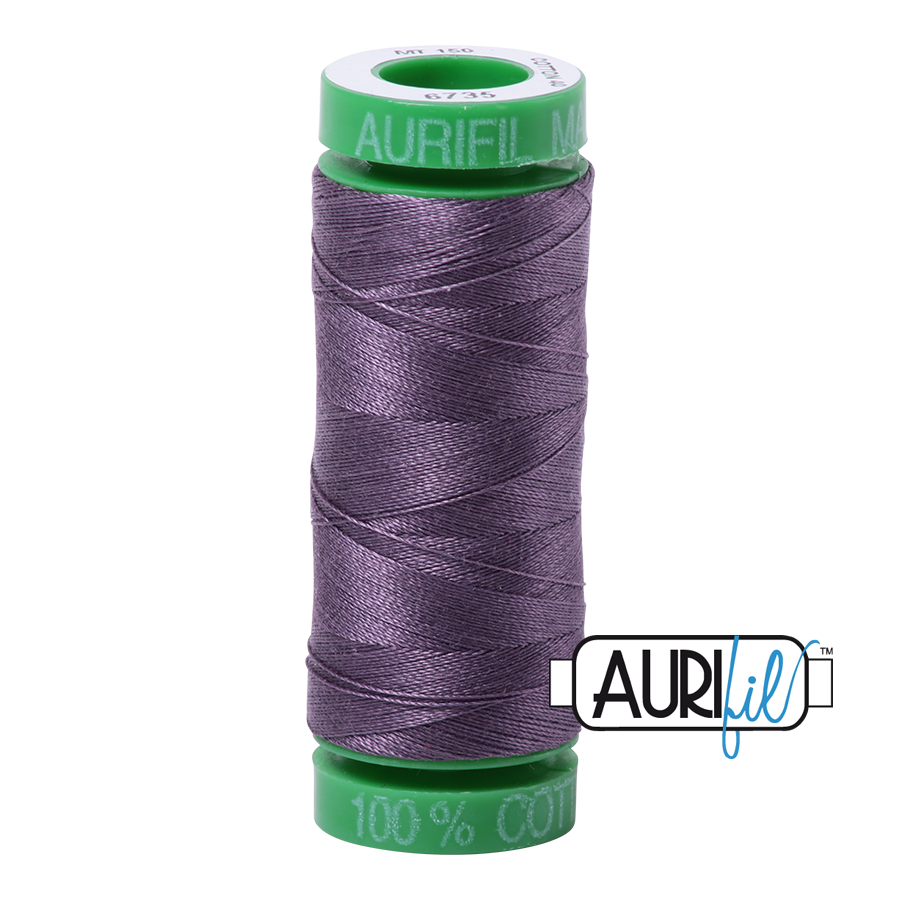 6735 Plumtastic  - Aurifil 40wt Thread 150yd