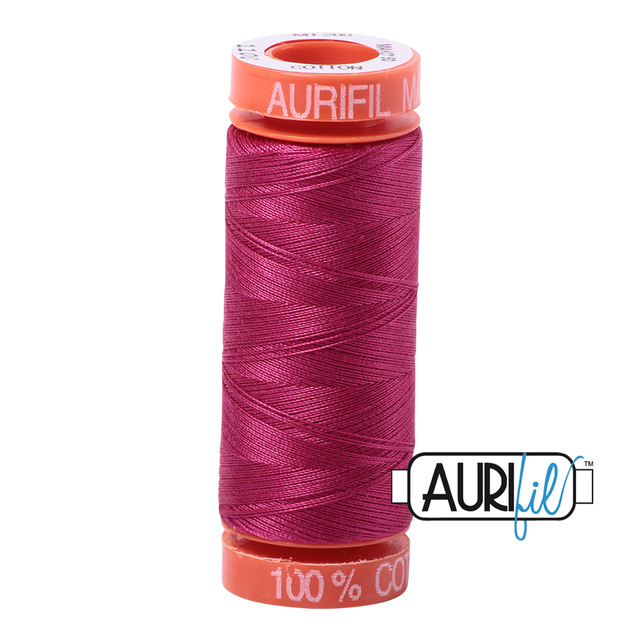 1100 Red Plum  - Aurifil 50wt Thread 220yd