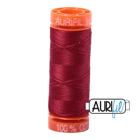 1103 Burgundy  - Aurifil 50wt Thread 220yd