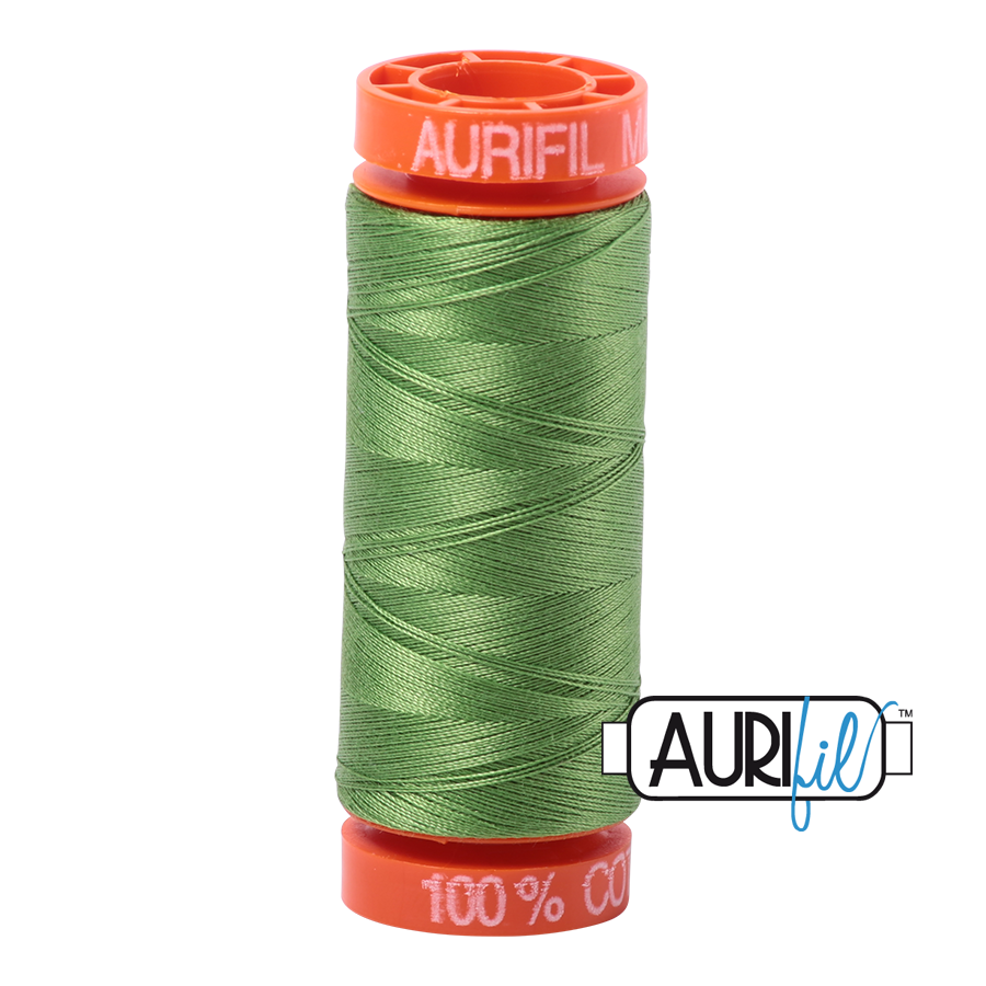 1114 Grass Green  - Aurifil 50wt Thread 220yd