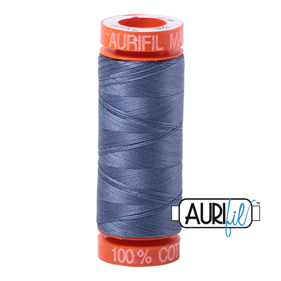 1248 Grey Blue  - Aurifil 50wt Thread 220yd