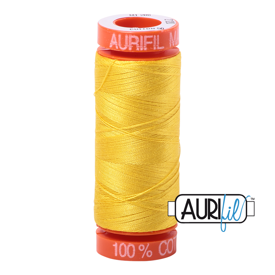 2120 Canary  - Aurifil 50wt Thread 220yd