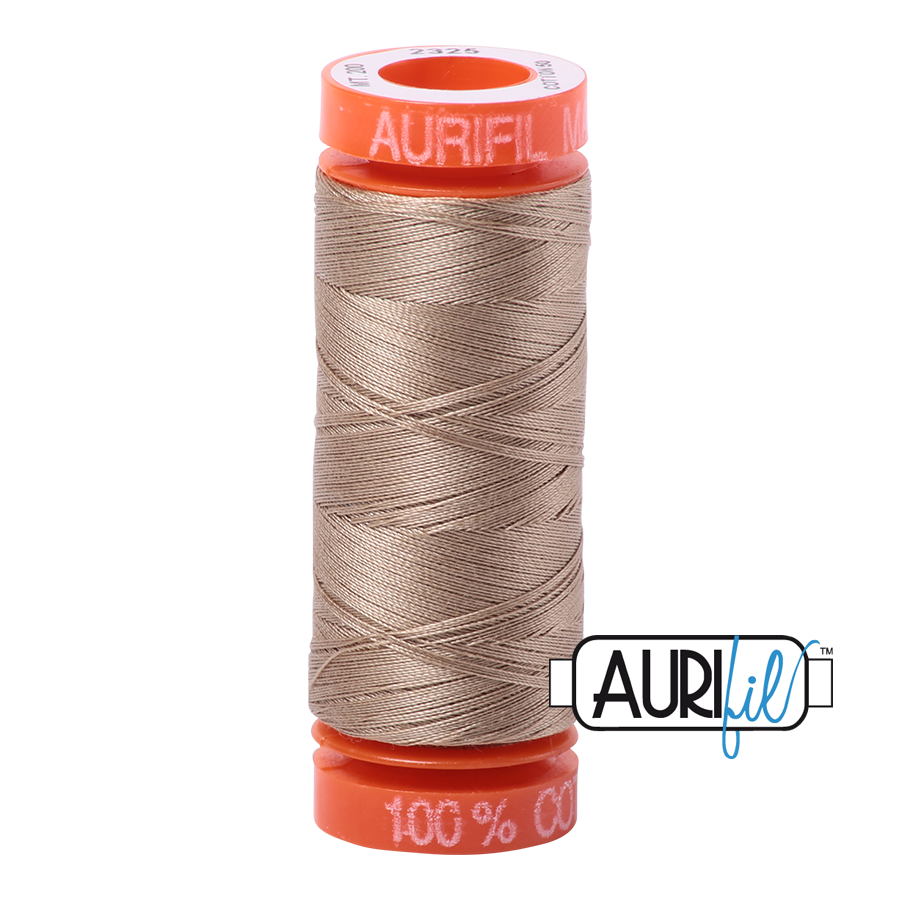 2325 Linen  - Aurifil 50wt Thread 220yd