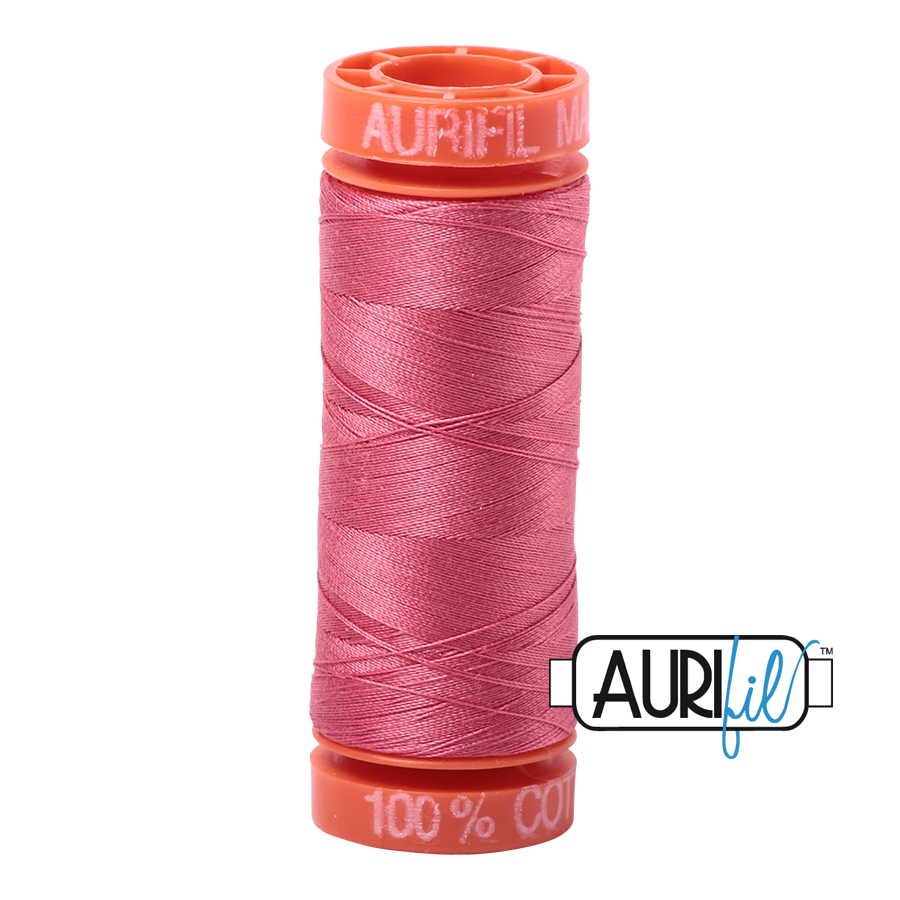 2440 Medium Peony  - Aurifil 50wt Thread 220yd