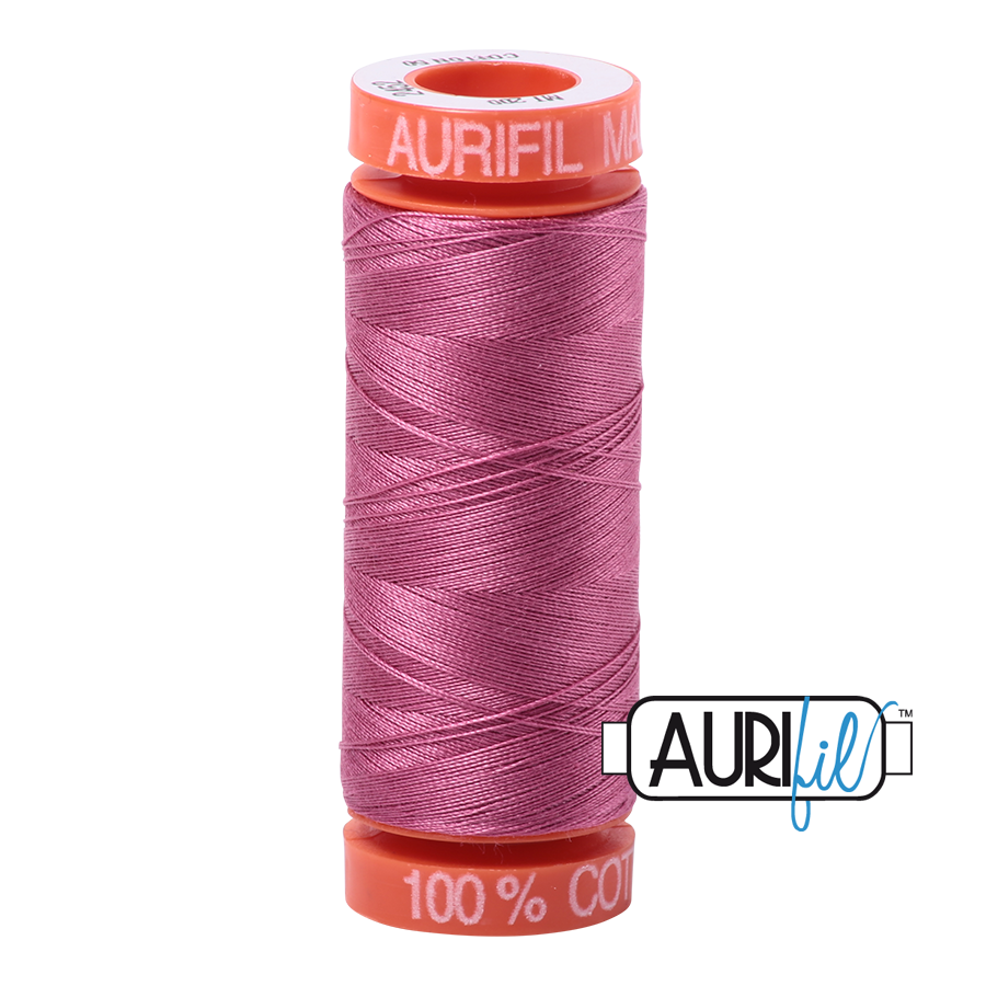 2452 Dusty Rose  - Aurifil 50wt Thread 220yd