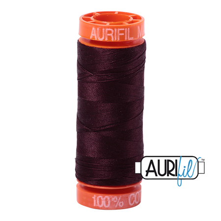 2465 Dark Burgundy  - Aurifil 50wt Thread 220yd