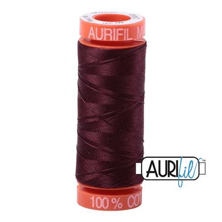 2468 Dark Wine  - Aurifil 50wt Thread 220yd