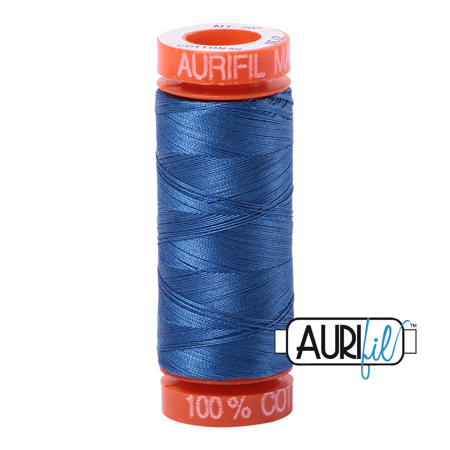 2730 Delft Blue  - Aurifil 50wt Thread 220yd