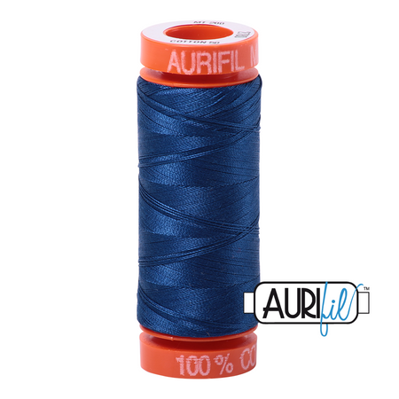 2780 Dark Delft Blue  - Aurifil 50wt Thread 220yd