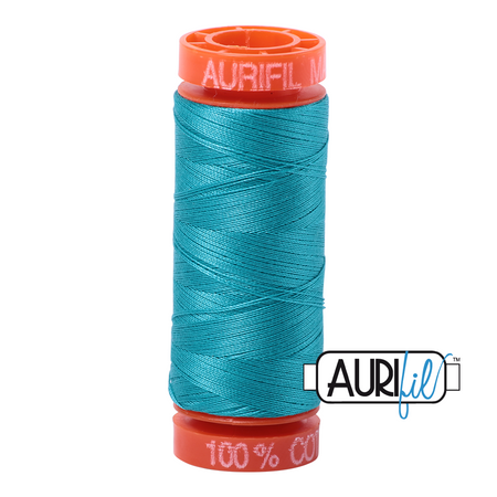 2810 Turquoise  - Aurifil 50wt Thread 220yd