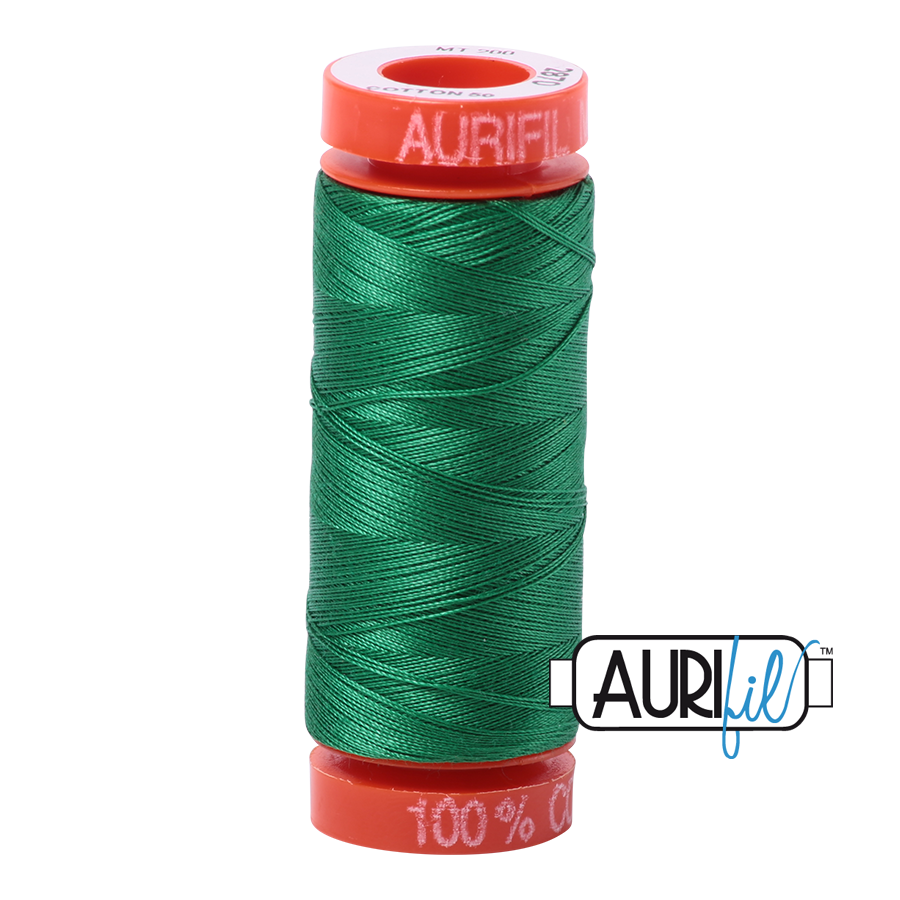 2870 Green  - Aurifil 50wt Thread 220yd