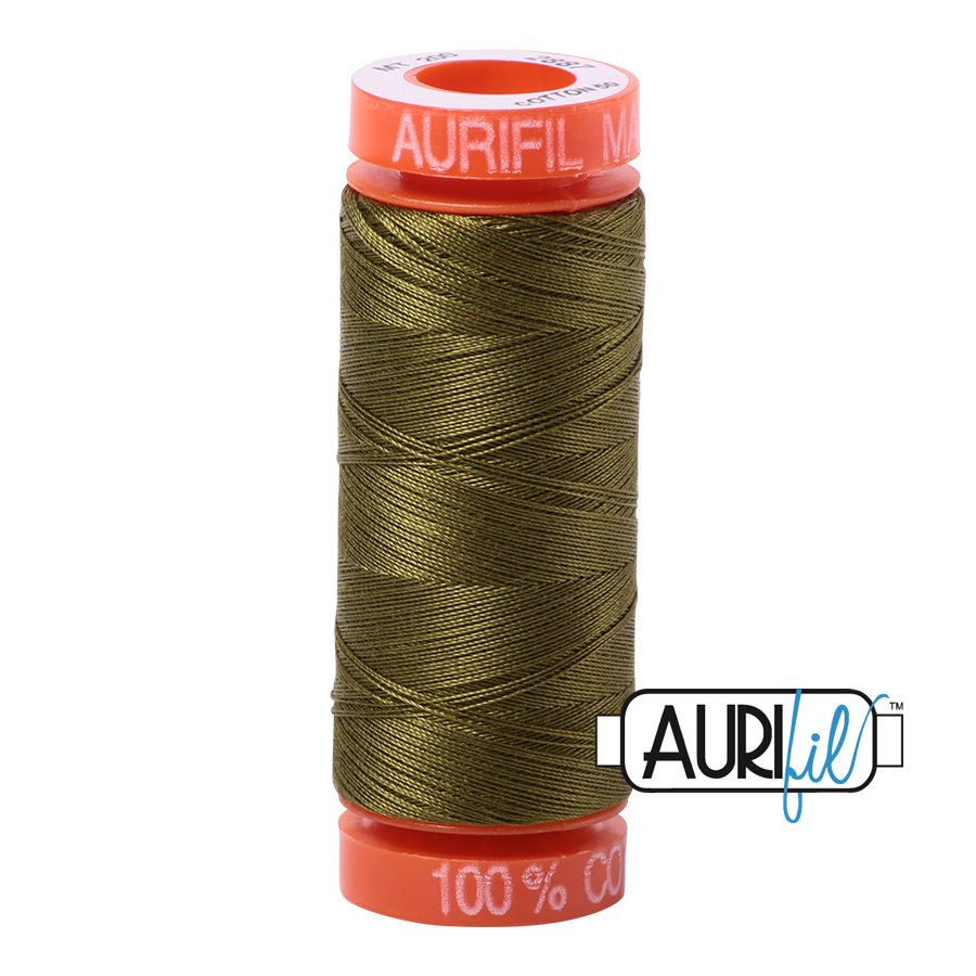 2887 Olive  - Aurifil 50wt Thread 220yd