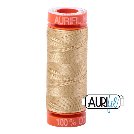 2915 Very Light Brass  - Aurifil 50wt Thread 220yd