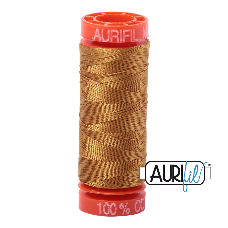 2975 Brass  - Aurifil 50wt Thread 220yd