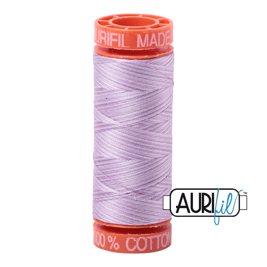 3840 French Lilac  - Aurifil 50wt Variegated Thread 220yd