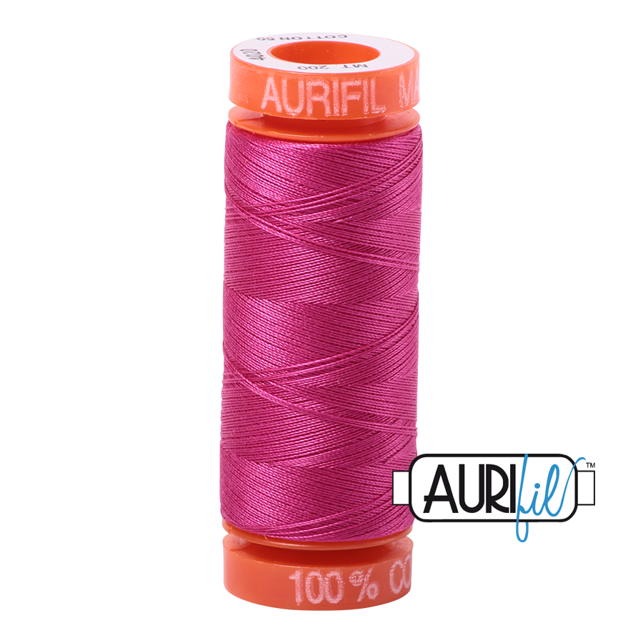 4020 Fuchsia  - Aurifil 50wt Thread 220yd