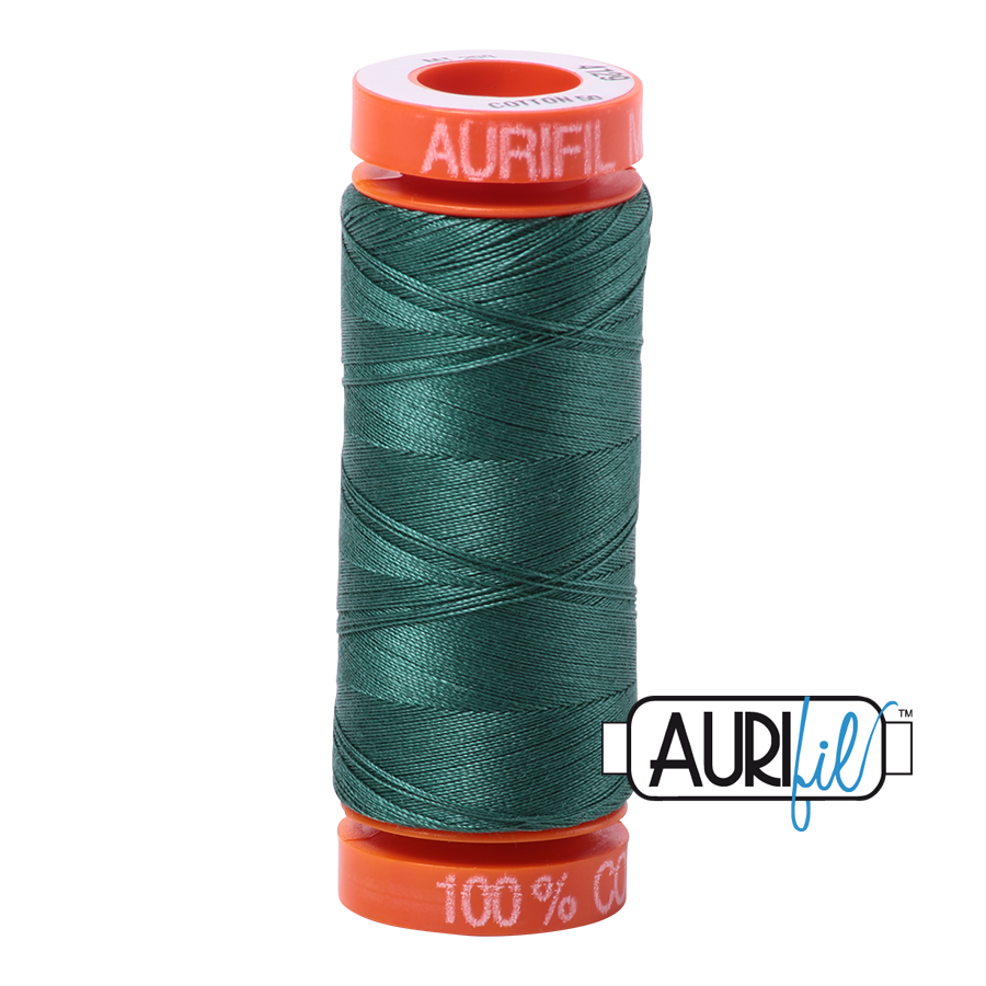 4129 Turf Green  - Aurifil 50wt Thread 220yd