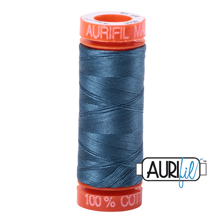 4644 Smoke Blue  - Aurifil 50wt Thread 220yd