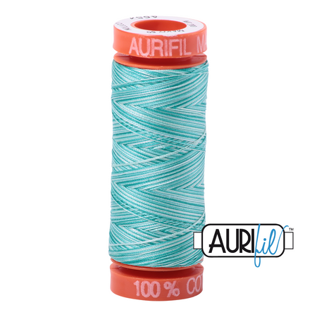 4654 Seamist  - Aurifil 50wt Variegated Thread 220yd