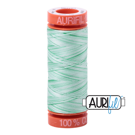 4661 Mint Julep  - Aurifil 50wt Variegated Thread 220yd