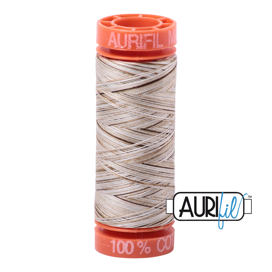 4667 Nutty Nougat  - Aurifil 50wt Variegated Thread 220yd