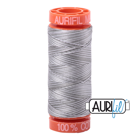 4670 Silver Fox  - Aurifil 50wt Variegated Thread 220yd